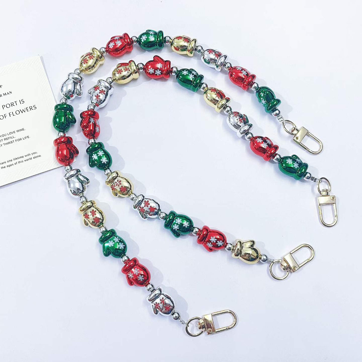 45cm Christmas Glove Bag Chain