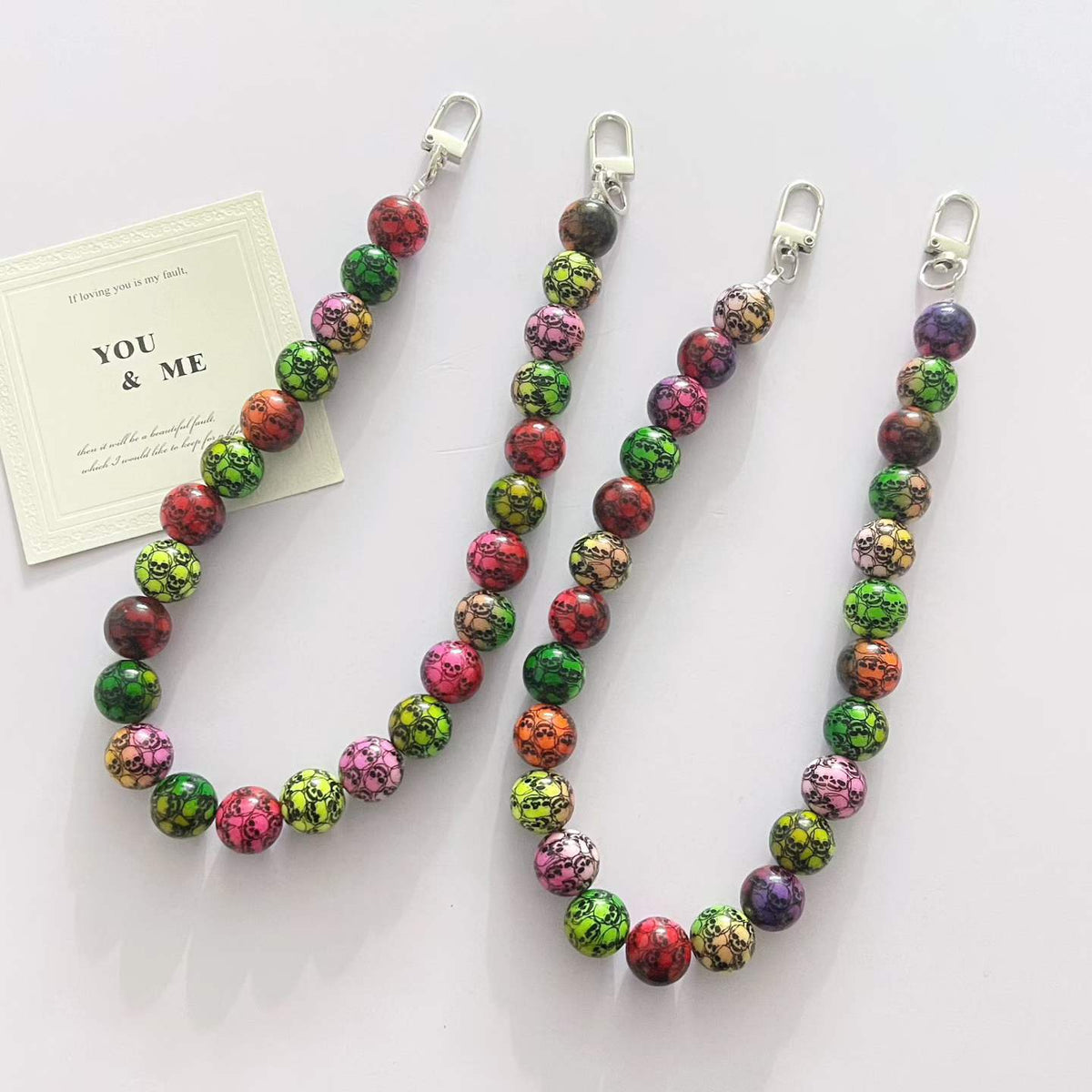 45cm Halloween Colorful-ghost Bag Chain