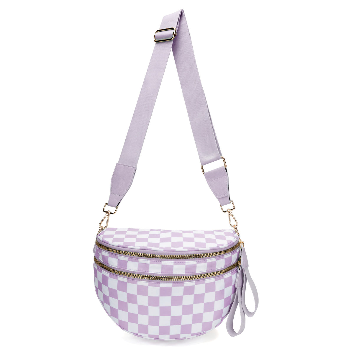 Checkered Crossbody Bum Bag