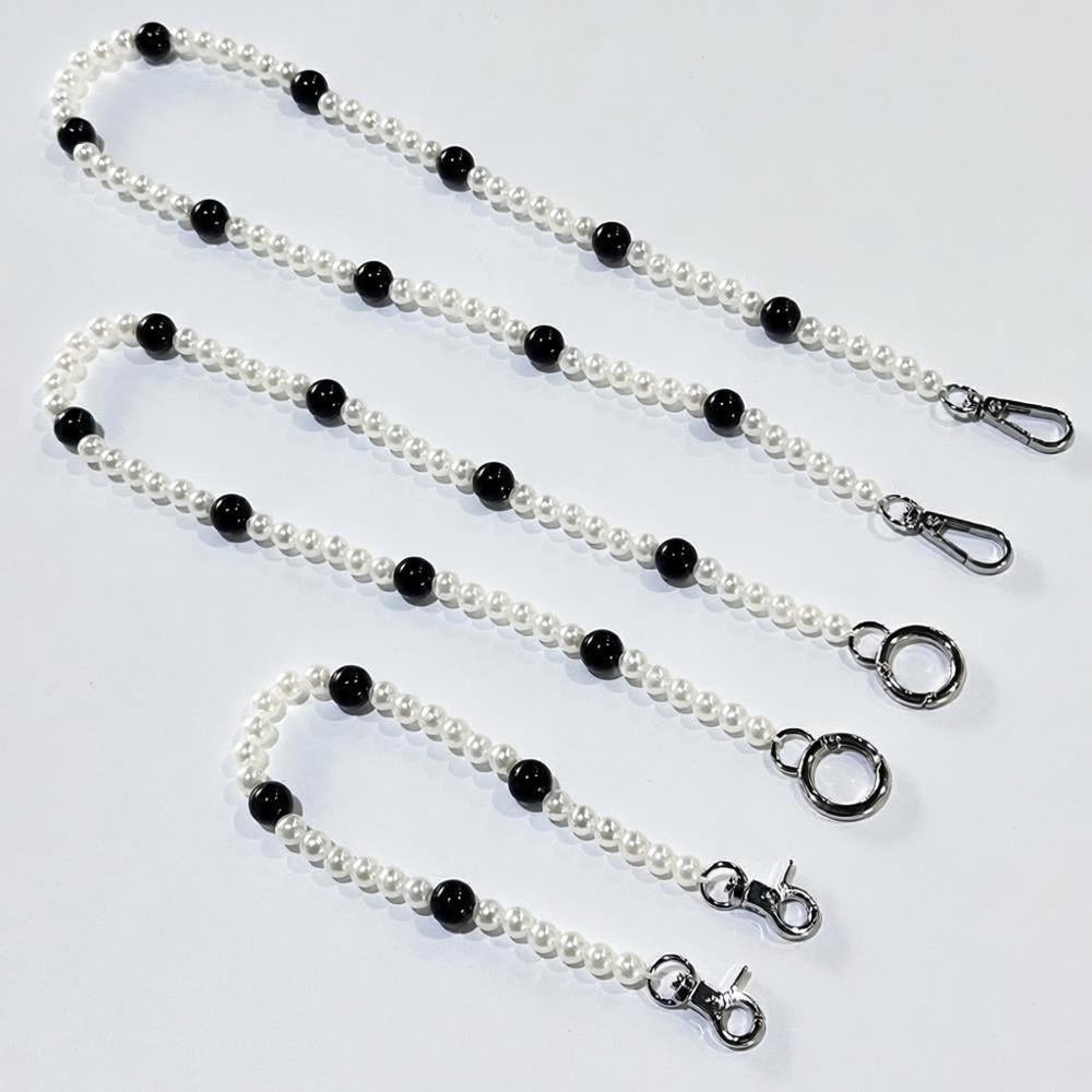 8mm Imitation Pearl Bag Chain, Beaded Bag Pendant, Bag Strap, Phone Lanyard (12inches)