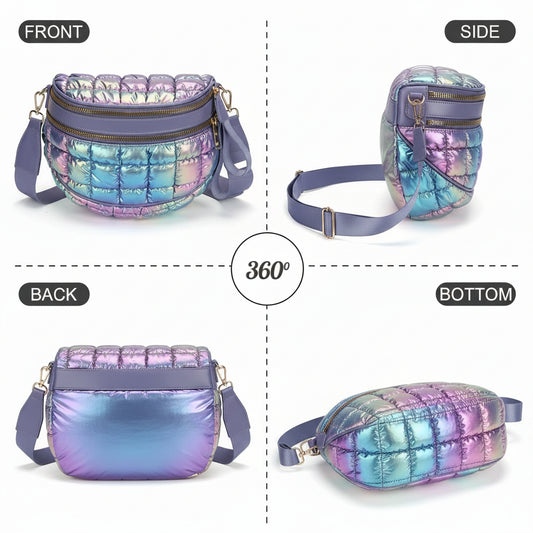 Puffer Crossbody Bum Bags for Women
