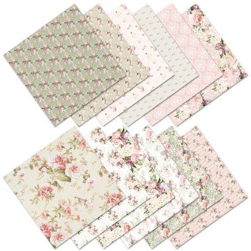 12 sheets/pack of material paper for Valentine's Day DIY