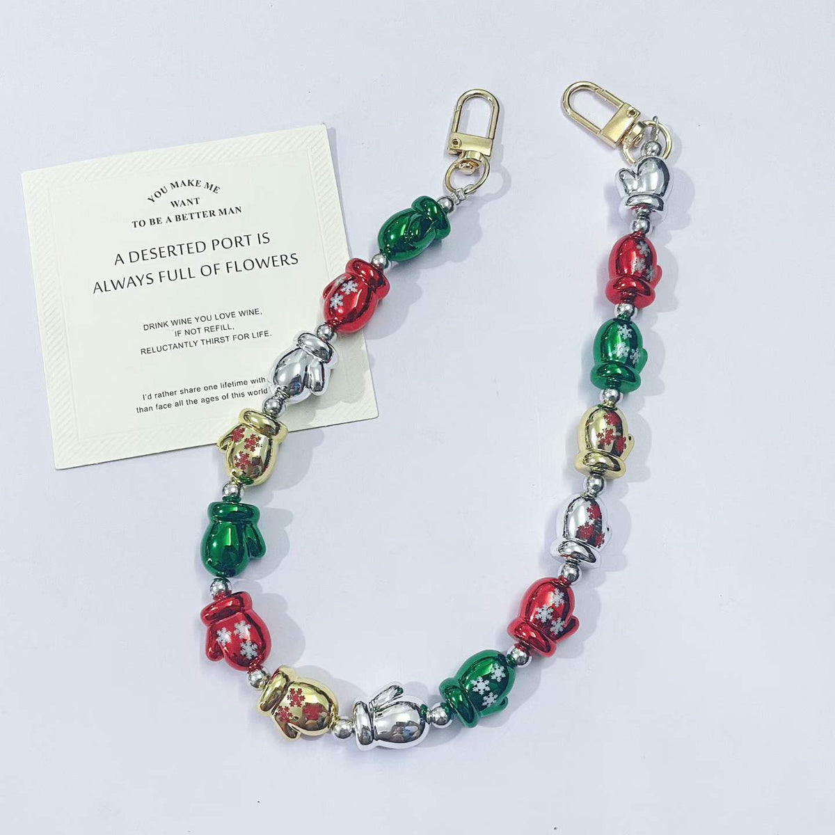 45cm Christmas Glove Bag Chain