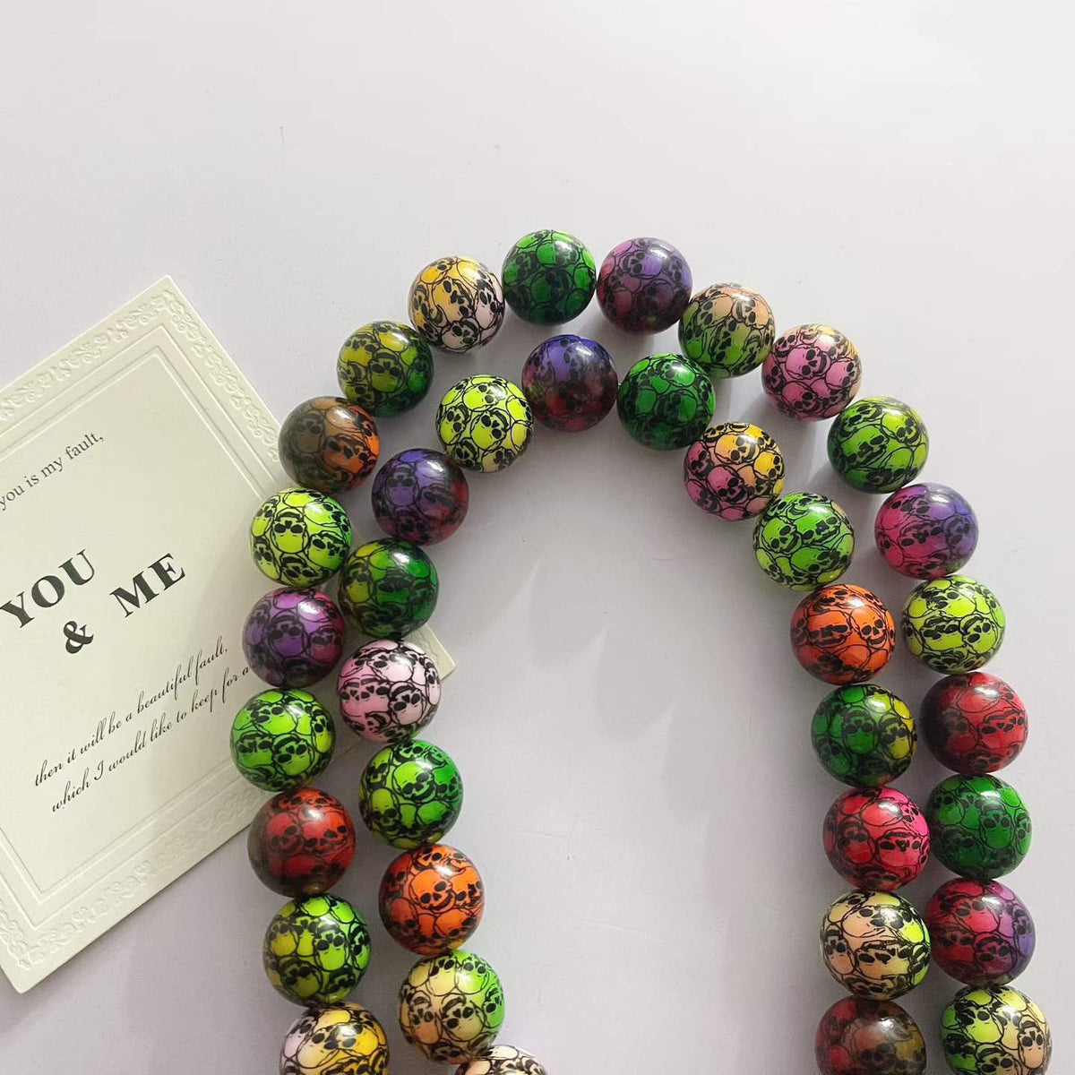 45cm Halloween Colorful-ghost Bag Chain