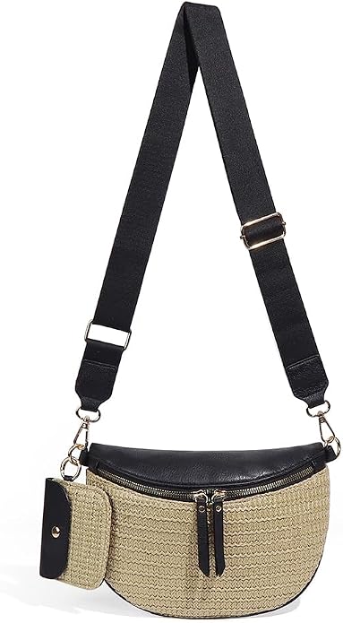 Checkered Crossbody Bag Bum Bags for Women Checkered Purse Plaid Womens Cross Body Purses Checkerboard Fanny Pack