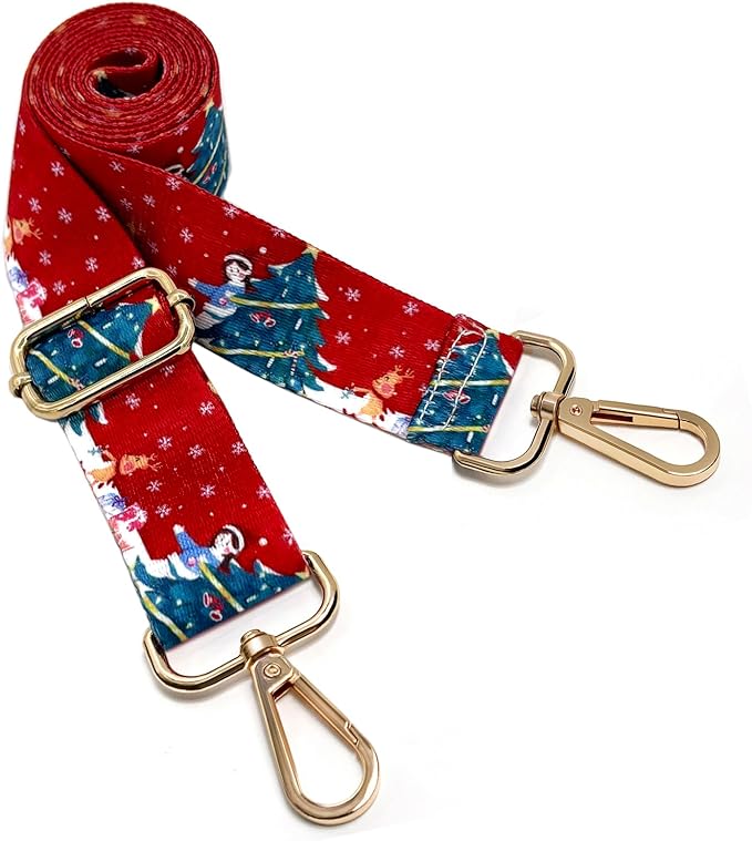 Christmas-Themed Bag Strap