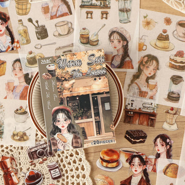 Flowers Bring the Wind-Creative Sticker Notebook Sticker Book