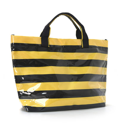PVC Tote Bag Women's Plastic Tote Purse Large Letters Print Hobo Handbag for Work Beach Gift