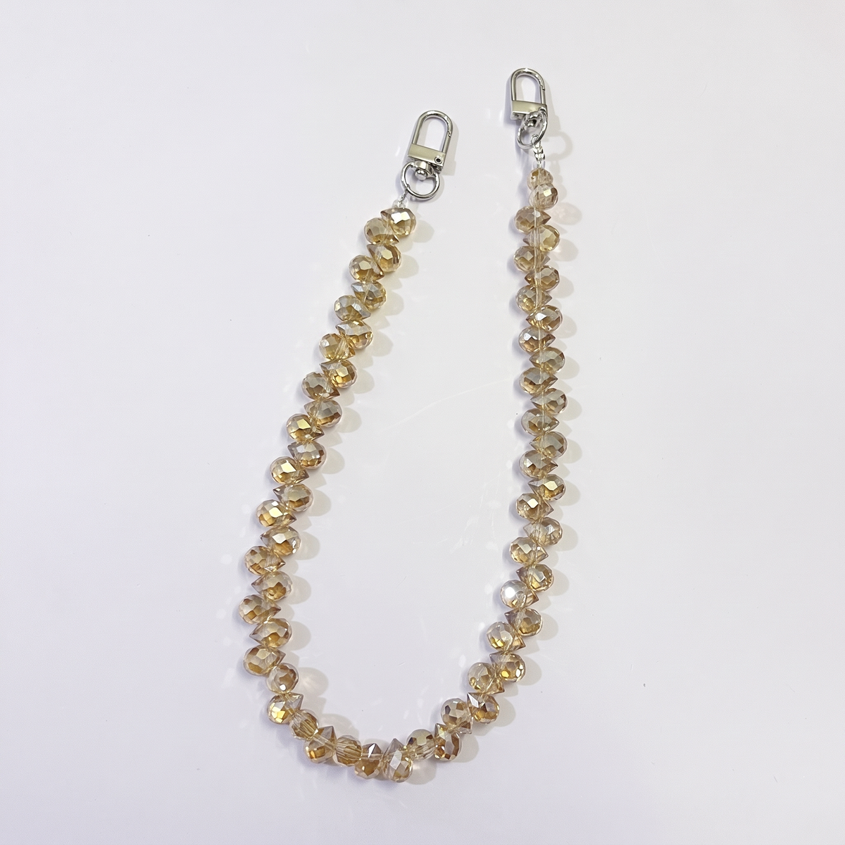 45cm diamond drop Crystal Bead Bag Chain（17inches)