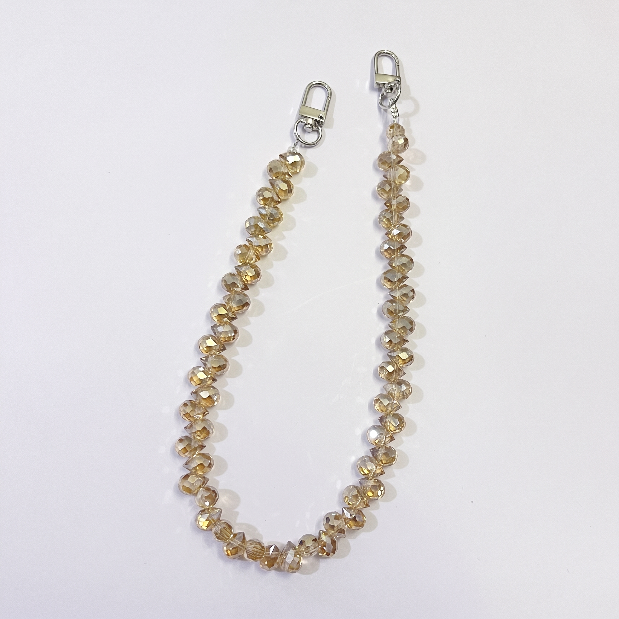 45cm diamond drop Crystal Bead Bag Chain（17inches)