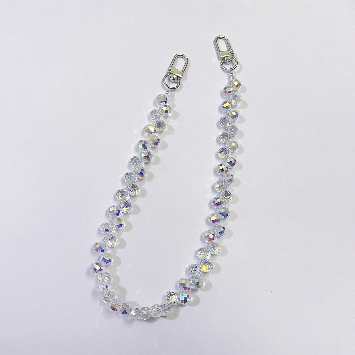 45cm diamond drop Crystal Bead Bag Chain（17inches)