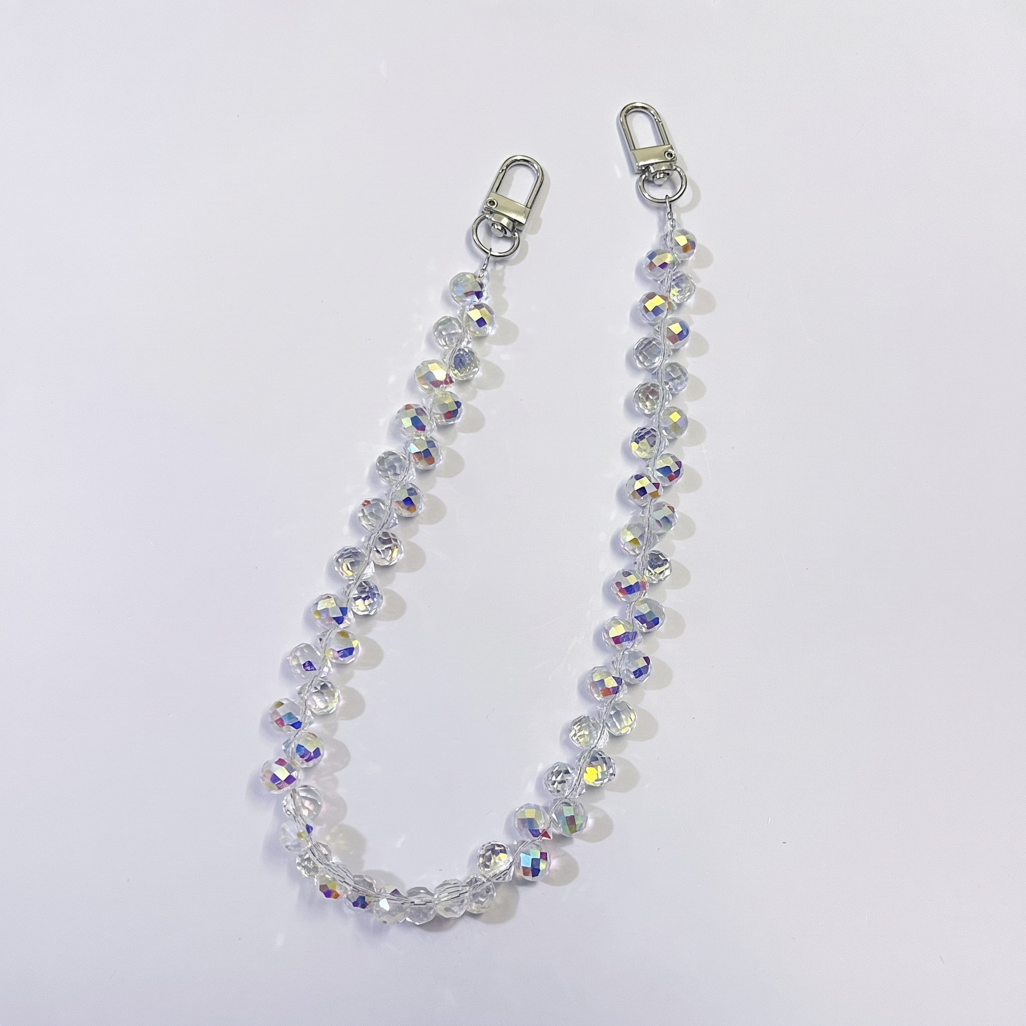 45cm diamond drop Crystal Bead Bag Chain（17inches)