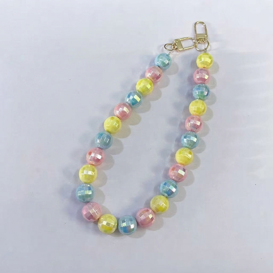 Colorful Iridescent Beaded Bag Chain, 45cm / 20 Inches