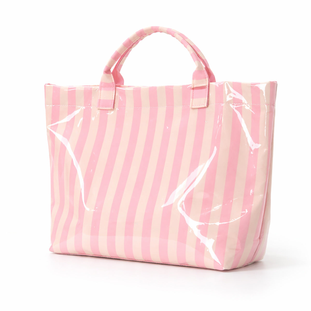 PVC Tote Bag Women's Plastic Tote Purse Large Letters Print Hobo Handbag for Work Beach Gift