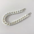 45cm Chunky Iridescent Acrylic Bag Chain Strap