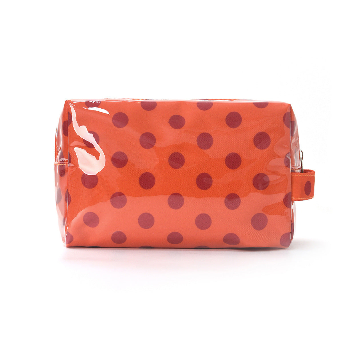 PVC Polka-Dot Cosmetic Bag Waterproof Travel Toiletry Organizer