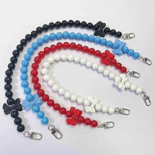 45cm Bow Beaded Bag Strap