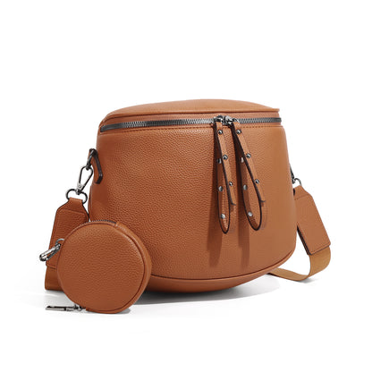 Straw Crossbody Bum Bags for Women Spacious Sling Purse