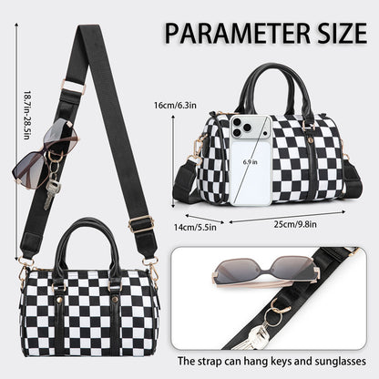 Boston Checkered Bag