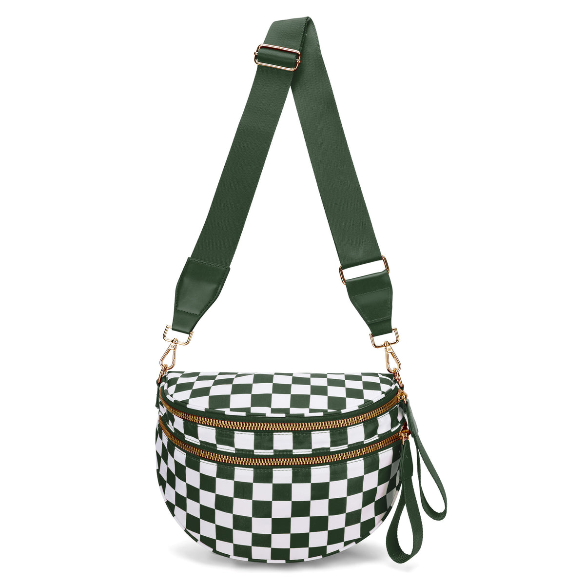 Checkered Crossbody Bum Bag