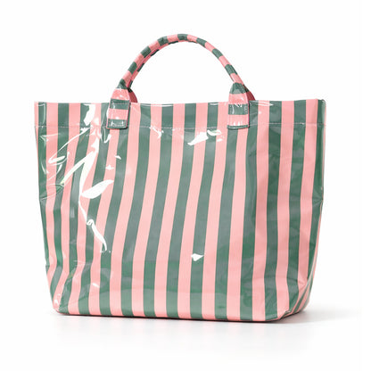 PVC Tote Bag Women's Plastic Tote Purse Large Letters Print Hobo Handbag for Work Beach Gift