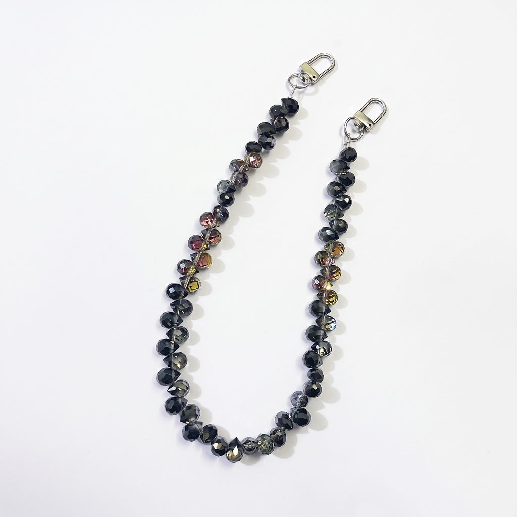 45cm diamond drop Crystal Bead Bag Chain（17inches)