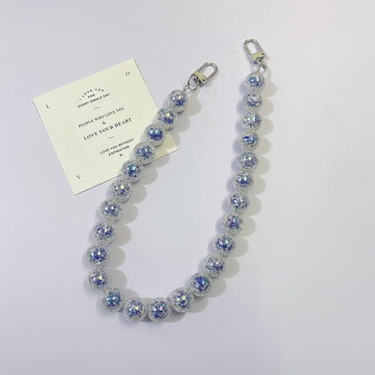 45cm Glitter Sequin Round Bead Bag Strap