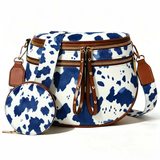 Vintage Leather Women's Saddle Bag