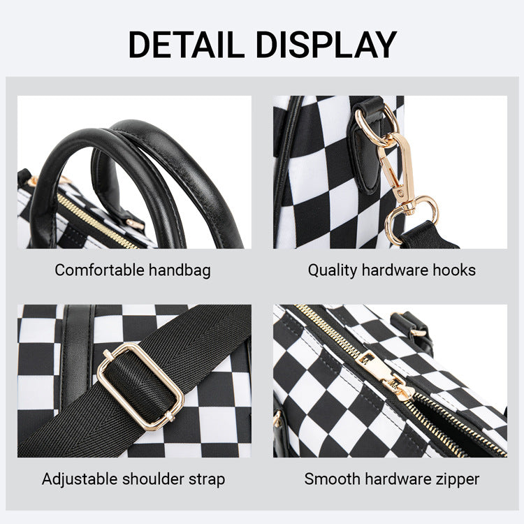 Boston Checkered Bag