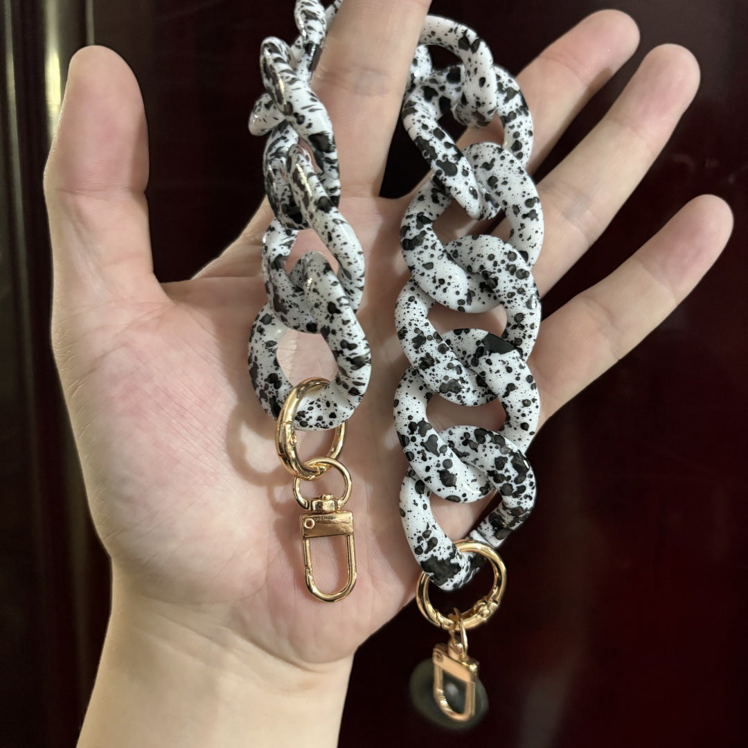 Large Flat Chain Strap - Acrylic Luxury Handbag Strap Fashionable for DIY Crafts