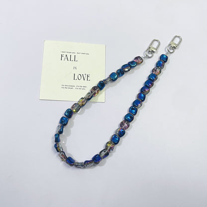 45cm (17.72 inches) Colorful Square Bead Chain Bag Strap