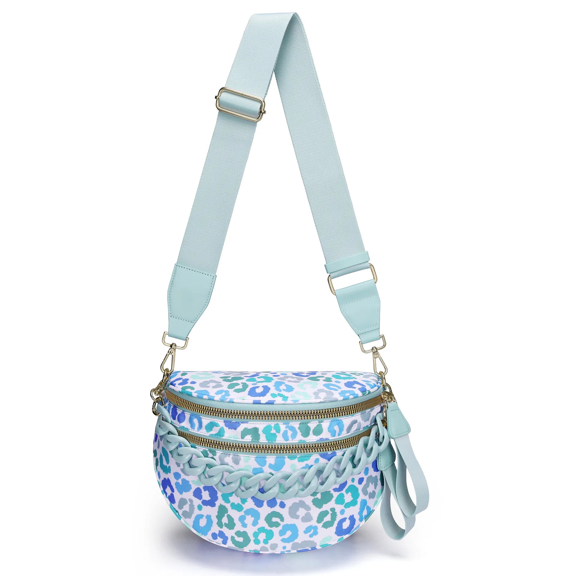 Leopard Purse Leopard Print Bum Bags for Women Crossbody Spacious Waist Bag Fanny Packs Crossbody Bag