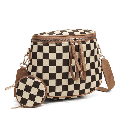 Straw Crossbody Bum Bags for Women Spacious Sling Purse