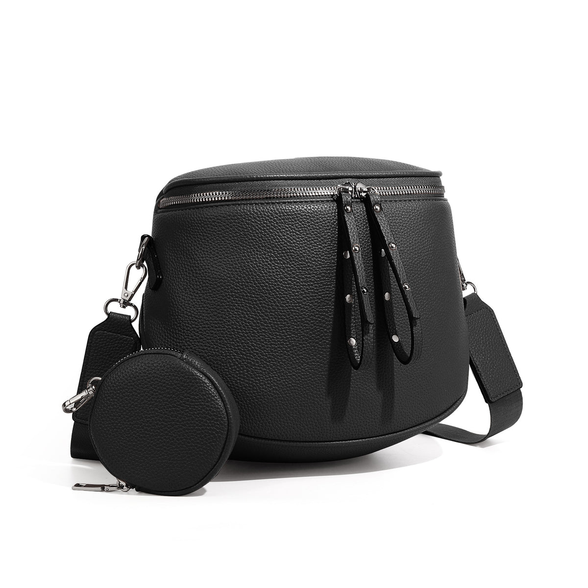 Straw Crossbody Bum Bags for Women Spacious Sling Purse