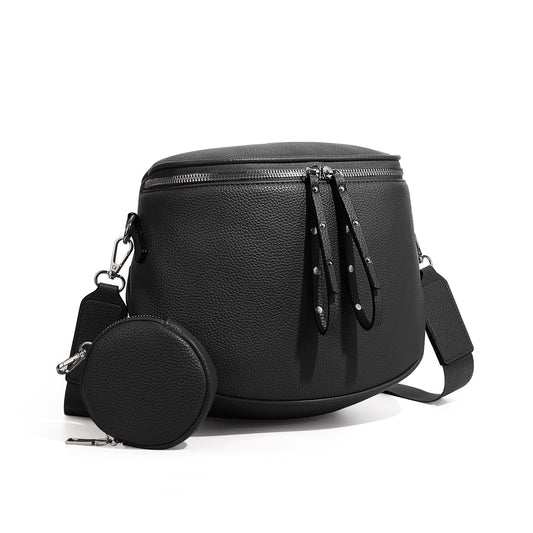 Straw Crossbody Bum Bags for Women Spacious Sling Purse