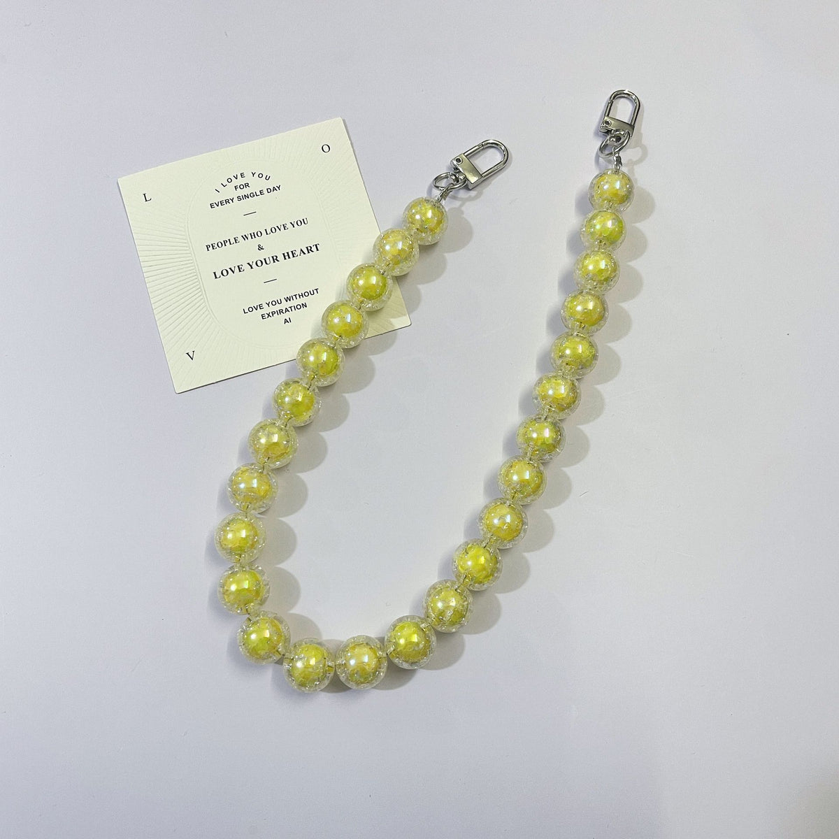 45cm Glitter Sequin Round Bead Bag Strap
