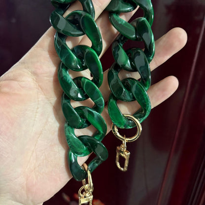 Large Flat Chain Strap - Acrylic Luxury Handbag Strap Fashionable for DIY Crafts