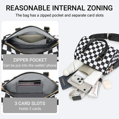 Boston Checkered Bag