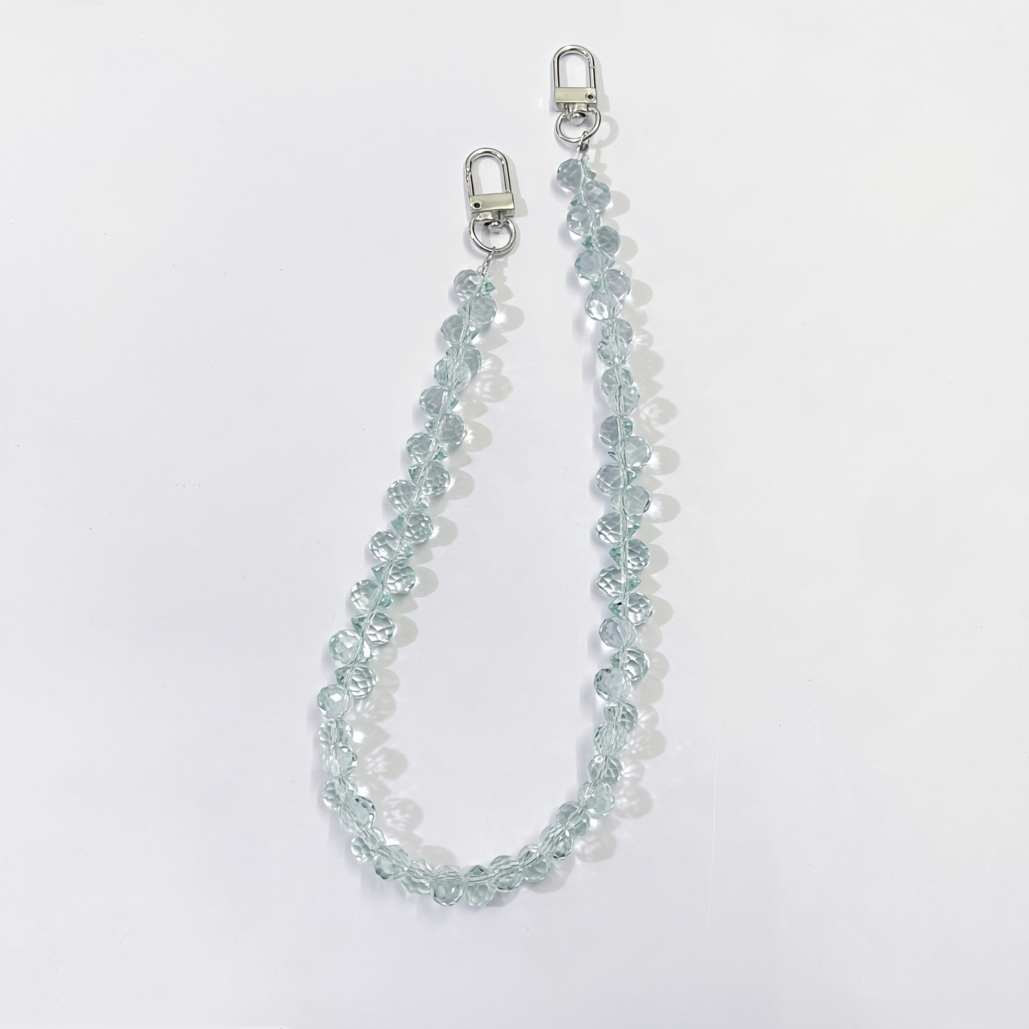 45cm diamond drop Crystal Bead Bag Chain（17inches)