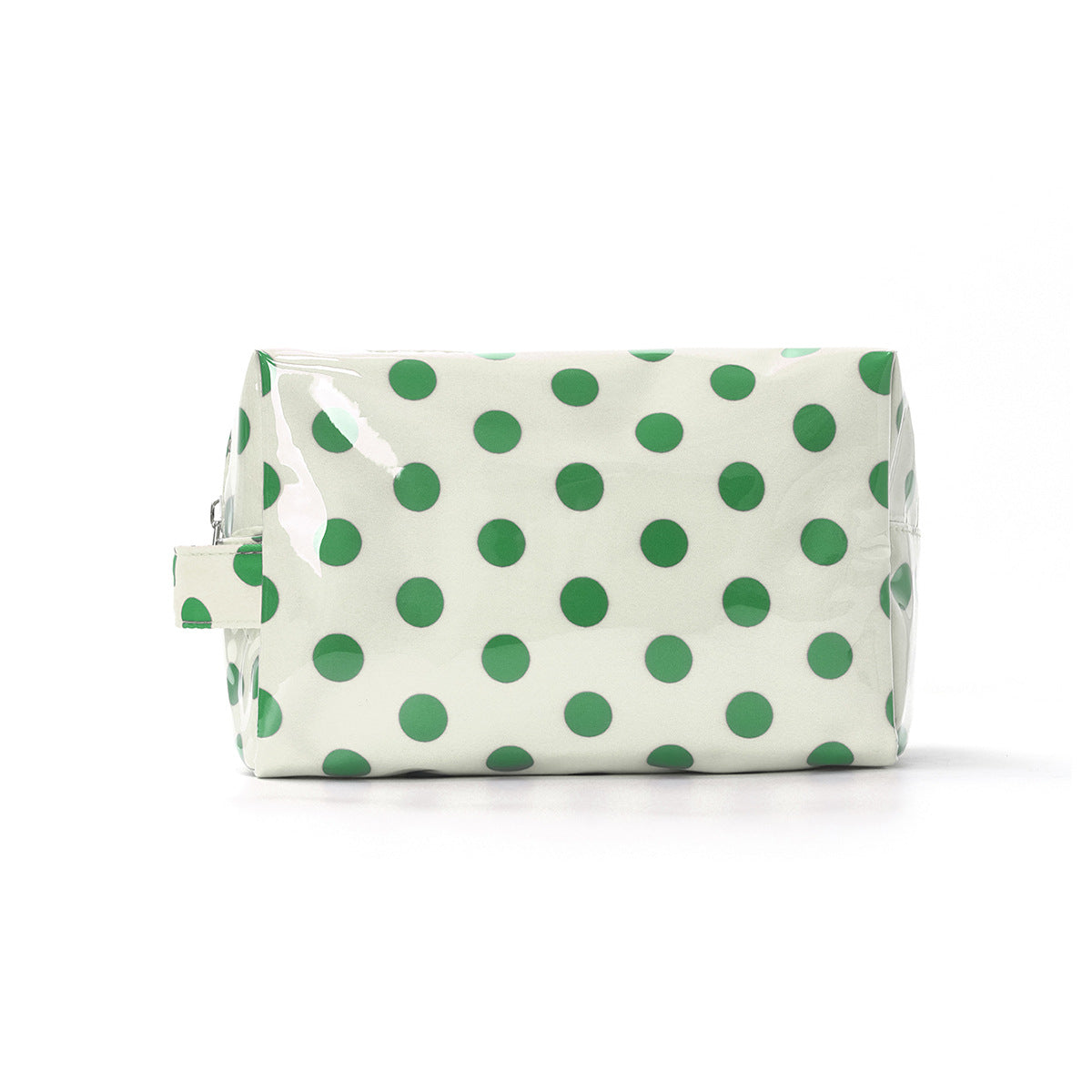 PVC Polka-Dot Cosmetic Bag Waterproof Travel Toiletry Organizer