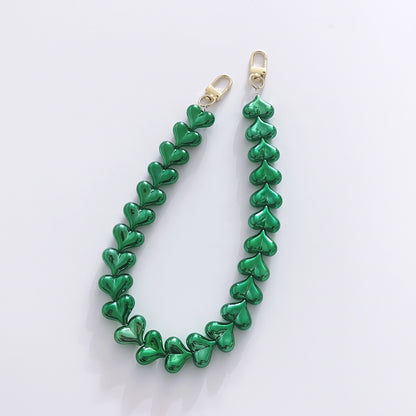 45cm Solid Color Heart Bag Chain