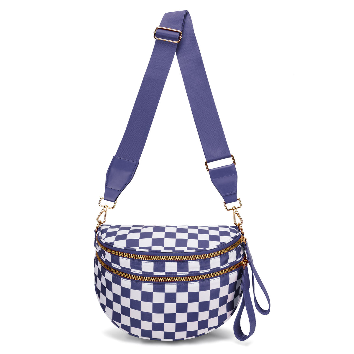 Checkered Crossbody Bum Bag