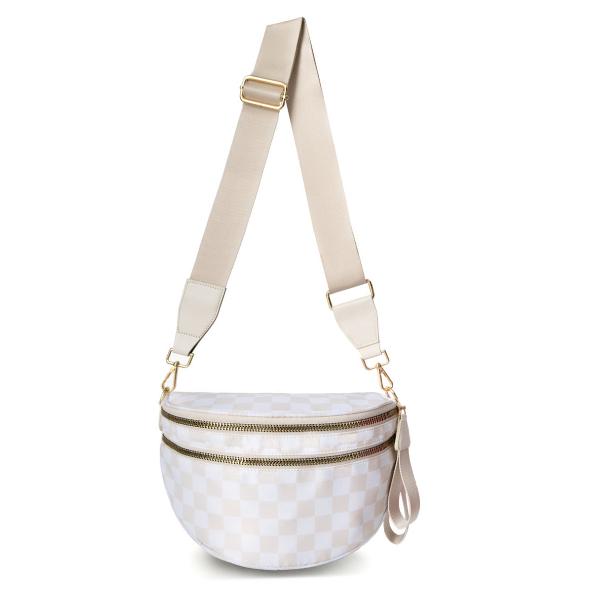 Checkered Crossbody Bum Bag