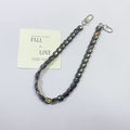 45cm (17.72 inches) Colorful Square Bead Chain Bag Strap