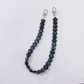 45cm (22 Inches) Clear Crystal Heart Beaded Bag Strap