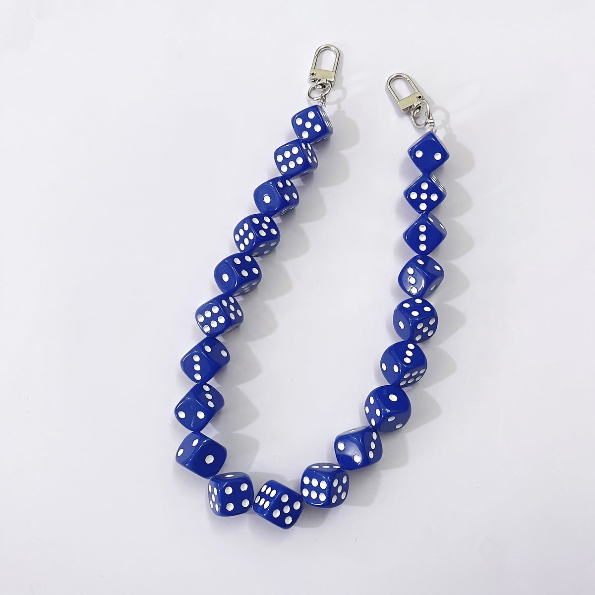 45cm (17.7") Creative Dice Beaded Bag Chain