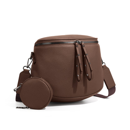 Straw Crossbody Bum Bags for Women Spacious Sling Purse