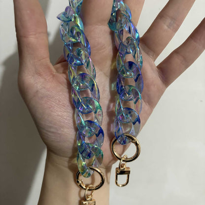 Y2K Iridescent Acrylic Chain Strap 14.6" / 37cm
