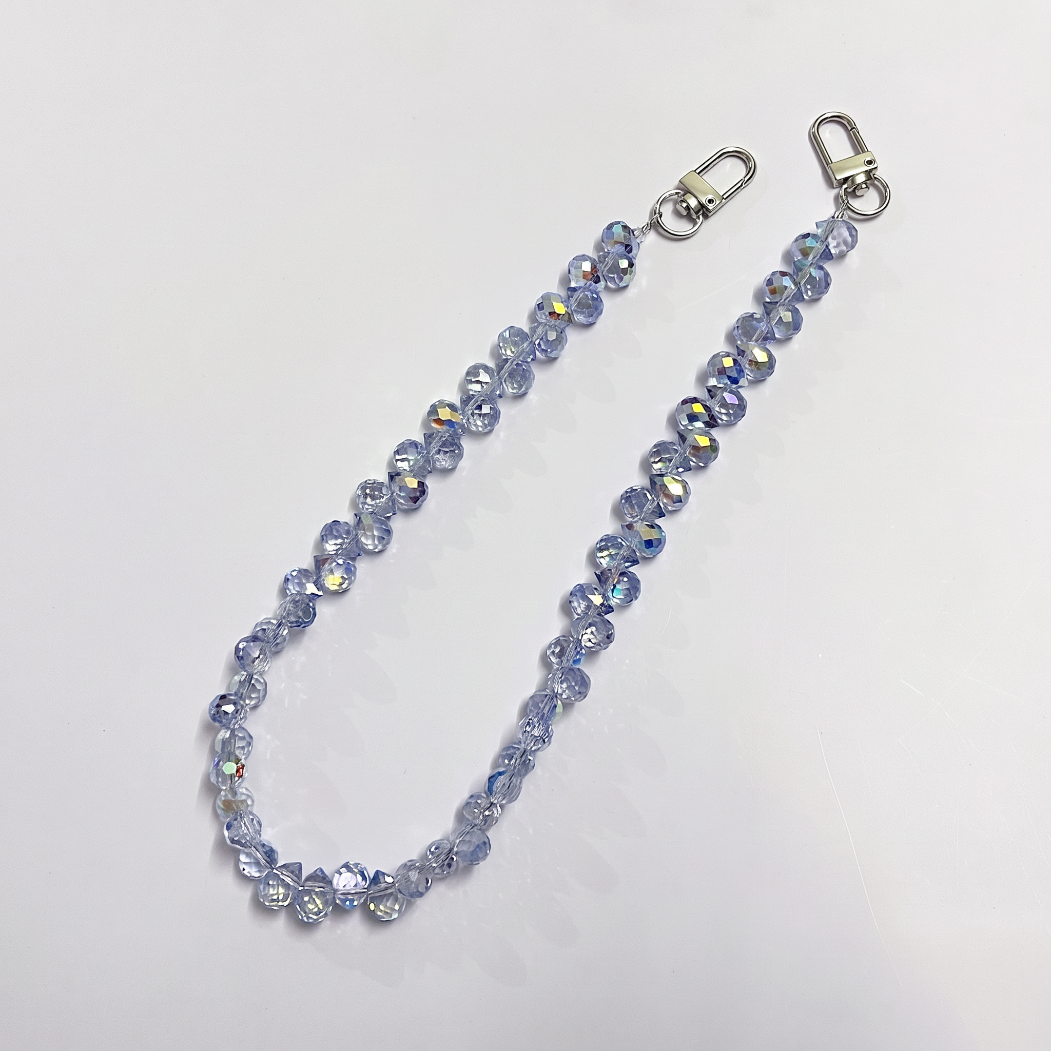 45cm diamond drop Crystal Bead Bag Chain（17inches)