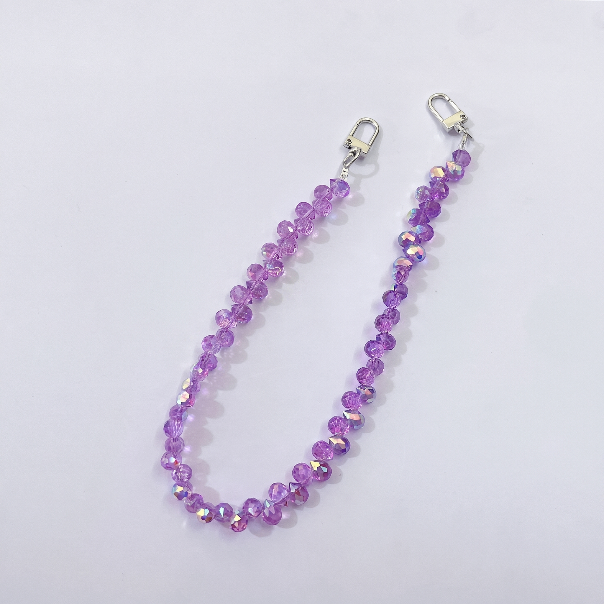 45cm diamond drop Crystal Bead Bag Chain（17inches)
